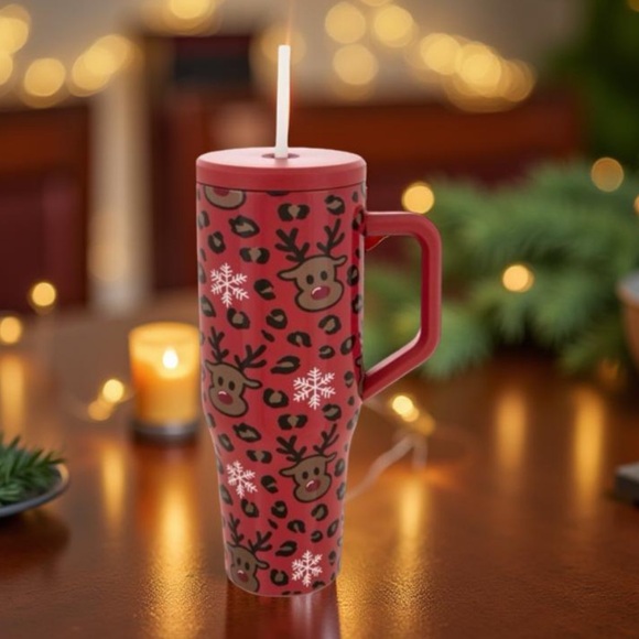 Reindeer and Snowflake Tumbler New - Picture 8 of 9